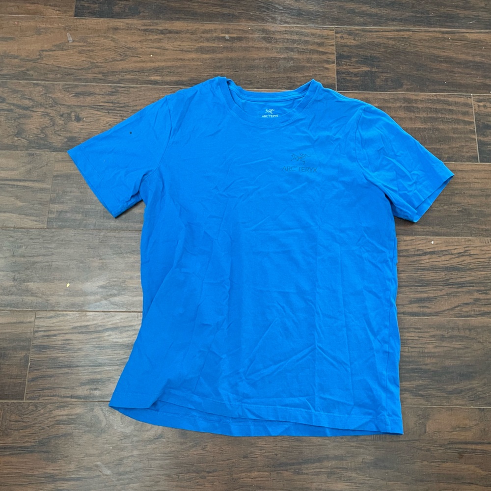 Men’s Arc’Teryx Arc'Word T-Shirt SS | Blue /| Size med - Picture 2 of 3